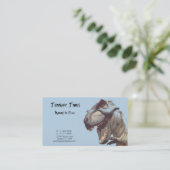 Dinosaur Calling Card Contactkaartje (Staand voorkant)