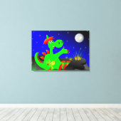 Dinosaur Canvas Afdruk (Insitu (Houten vloer))