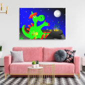 Dinosaur Canvas Afdruk (Insitu (Woonkamer))
