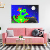 Dinosaur Canvas Afdruk (Insitu (Woonkamer))