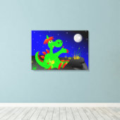 Dinosaur Canvas Afdruk (Insitu (Houten vloer))