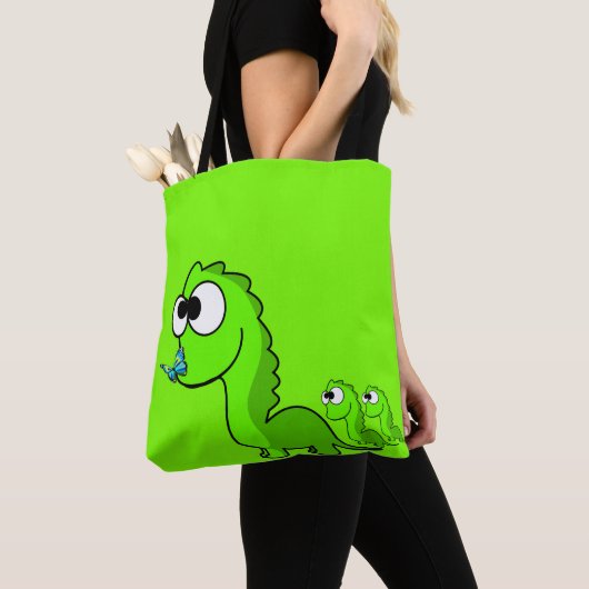 Dinosaur Canvas tas (Dichtbij)