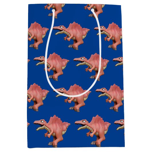 Dinosaur Cartoon speelgoed Spinosaurus Medium Cadeauzakje (Voorkant)