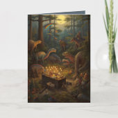 Dinosaur Celebration Blank Kaart (Voorkant)