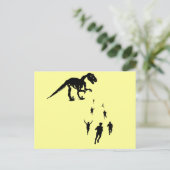 Dinosaur Chasey - Label! Jij bent het! Briefkaart (Staand voorkant)