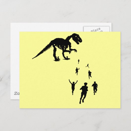 Dinosaur Chasey - Label! Jij bent het! Briefkaart (Voorkant / Achterkant)