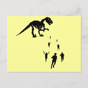 Dinosaur Chasey - Label! Jij bent het! Briefkaart