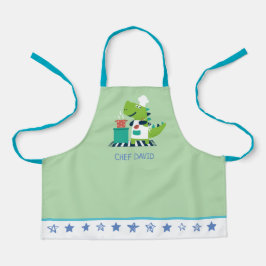 Dinosaur Chef Kids Apron Schort