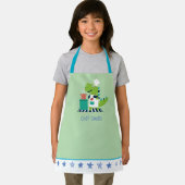 Dinosaur Chef Kids Apron Schort (Insitu)