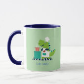 Dinosaur Chef Personalized Mug Mok (Links)