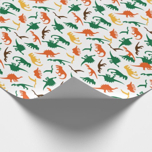 Dinosaur Childs Cadeaupapier (Hoek)