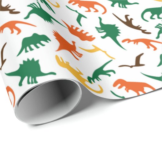Dinosaur Childs Cadeaupapier (Rol Hoek)