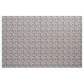 Dinosaur Child's Tekwings Red Blue Green Word Stof (Fat Quarter)
