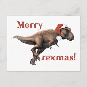 Dinosaur Christmas Briefkaart