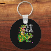 Dinosaur Christmas Fa Ra Rawr Tree Rex Boys Xmas G Sleutelhanger (Voorkant)