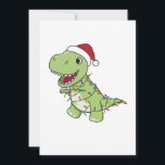 Dinosaur Christmas Snow Winter T-Rex Dino Adult Cl Kaart<br><div class="desc">De T-Rex voor Kerstmis met sprookjes. Vreemde dieren met geschenken en sneeuw voor de feestdagen. Ook grappig voor Kerstmis in juli. Dinos zijn schattige dieren en perfect voor Kerstmis.</div>
