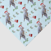 Dinosaur Christmas Tissue Paper Tissuepapier (Detail)