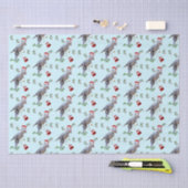 Dinosaur Christmas Tissue Paper Tissuepapier (Craft)
