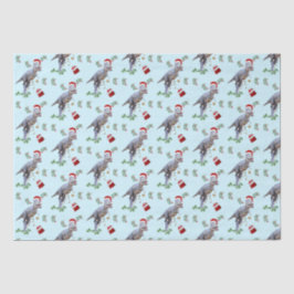Dinosaur Christmas Tissue Paper Tissuepapier