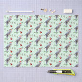 Dinosaur Christmas Tissue Paper Tissuepapier (Craft)