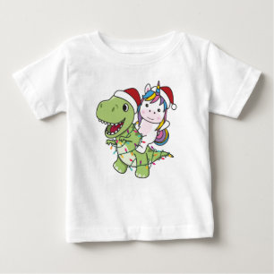 Dinosaur Christmas Unicorn Winter T-Rex Dino