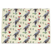 Dinosaur Christmas Wrapping Paper Roll Groot Cadeauzakje (Voorkant)