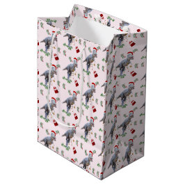 Dinosaur Christmas Wrapping Paper Roll Medium Cadeauzakje