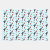 Dinosaur Christmas Wrapping Paper Sheets (Voorkant 2)