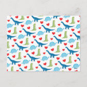 Dinosaur Class Valentijn-kaarten - T-Rex Feestdagenkaart (Achterkant)