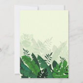 Dinosaur Clock Party Invitation (U beweegt handen) Kaart (Achterkant)