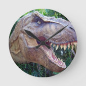 Dinosaur Clock Ronde Klok (Voorkant)