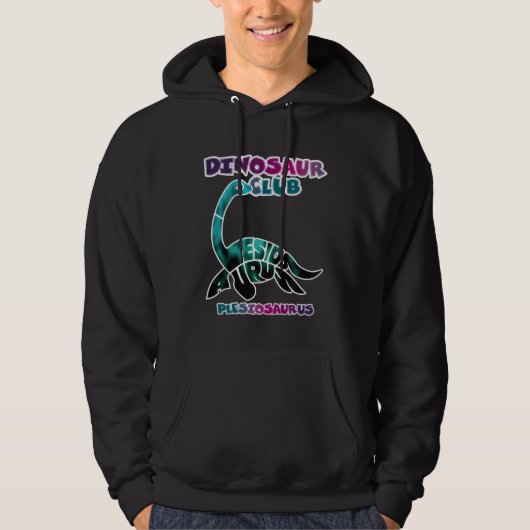 DINOSAUR CLUB PLESIOSAURUS HOODIE (Voorkant)