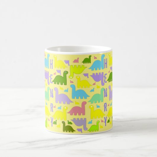 Dinosaur Colorful Mok (Center)