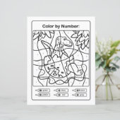 Dinosaur Coloring Page by number - Baby Dino Egg (Staand voorkant)