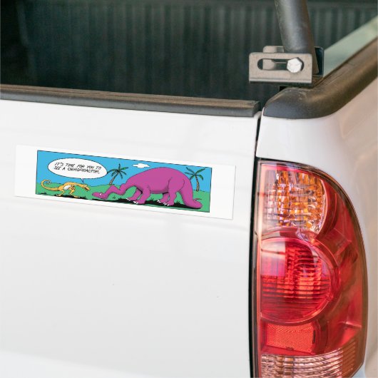DINOSAUR COMIC BUMPERSTICKER (Op Truck)