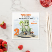 Dinosaur Construction Boy Birthday Servet (Insitu)