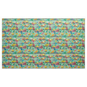 Dinosaur Construction Kinder Cute Pattern Stof (Yard (91,4 cm))