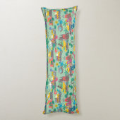 Dinosaur Construction Kinder Lichaamskussen (Achterkant (Verticaal))