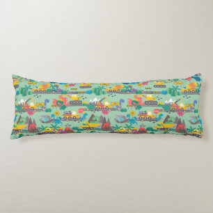 Dinosaur Construction Kinder Lichaamskussen