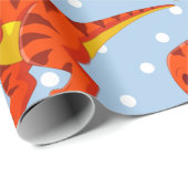 Dinosaur Cool T Rex Boy Cadeaupapier (Rol Hoek)