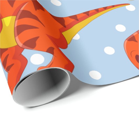 Dinosaur Cool T Rex Boy Cadeaupapier (Rol Hoek)