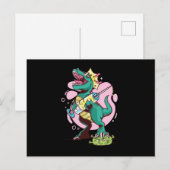 Dinosaur coronavirus briefkaart (Voorkant / Achterkant)