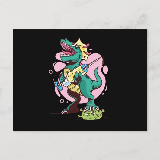 Dinosaur coronavirus briefkaart (Voorkant)