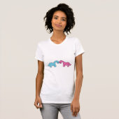 Dinosaur Couple T-shirt (Voorkant volledig)