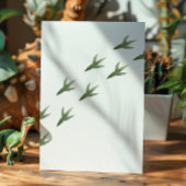 Dinosaur Cowboy 5e verjaardag uitnodiging