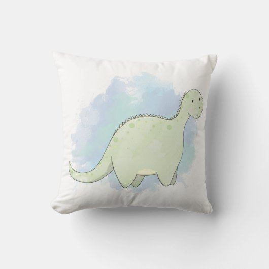 Dinosaur Cushion - Dipladocus (kleuter, kind) Kussen (Voorkant)