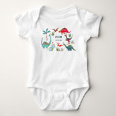Dinosaur Cute Dino boy Name Romper (Voorkant)