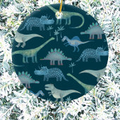 Dinosaur Cute Keramisch Ornament