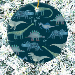 Dinosaur Cute Keramisch Ornament