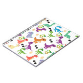 Dinosaur Cute Spiral Photo Notitieboek (Linkerzijde)